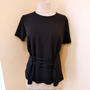 Ellen Tracy women's stretch black‎ Tops size medium